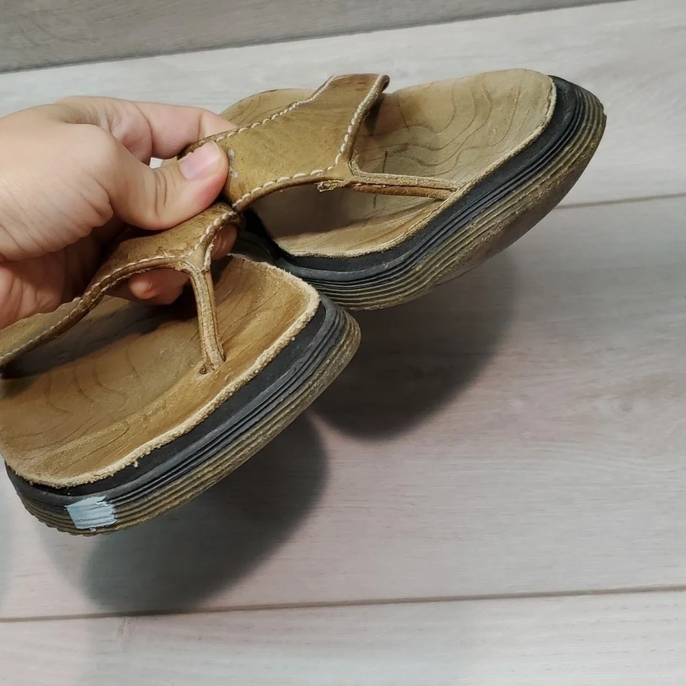 Dr.Martens Mens Y2K 2A92 Leather Thong Sandals Flats shoes sz 11